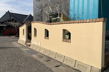 外塀の塗装
